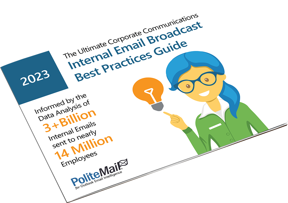 Cover image of PoliteMail's Best Practices Report 2023