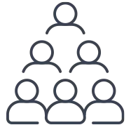 icon illustrating 10k recipients