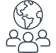 icon illustrating 20k recipients