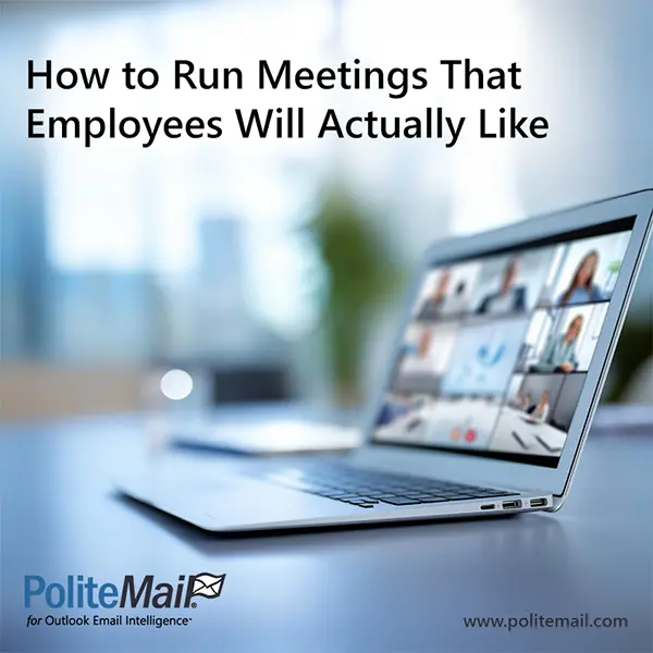 An image of a laptop showing a remote group video call meeting.